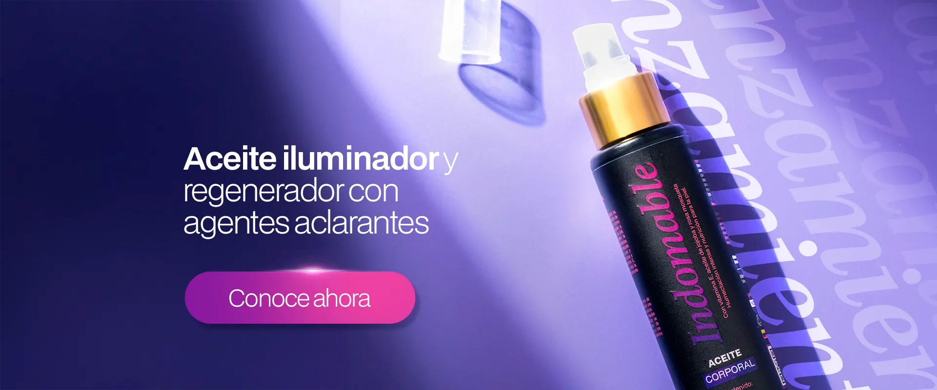 Aceite Ilumindor y regenerador con agentes aclarantes